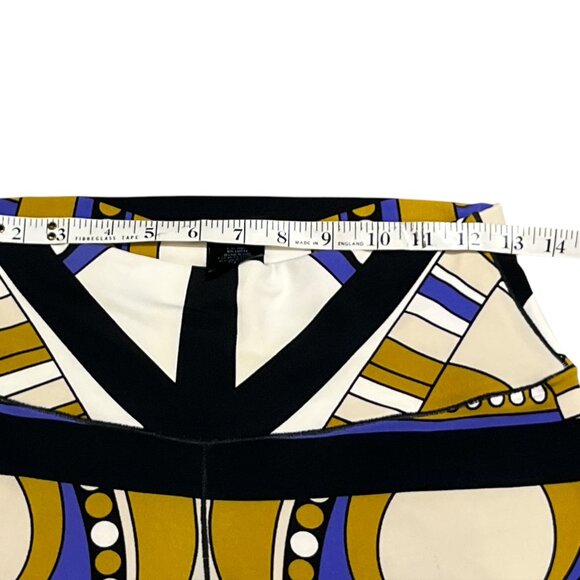 EVA VARRO Leggings Size Large High Elastic Waist Multi Coloured - Picture 8 of 10